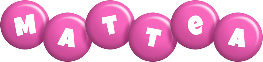 Mattea candy-pink logo