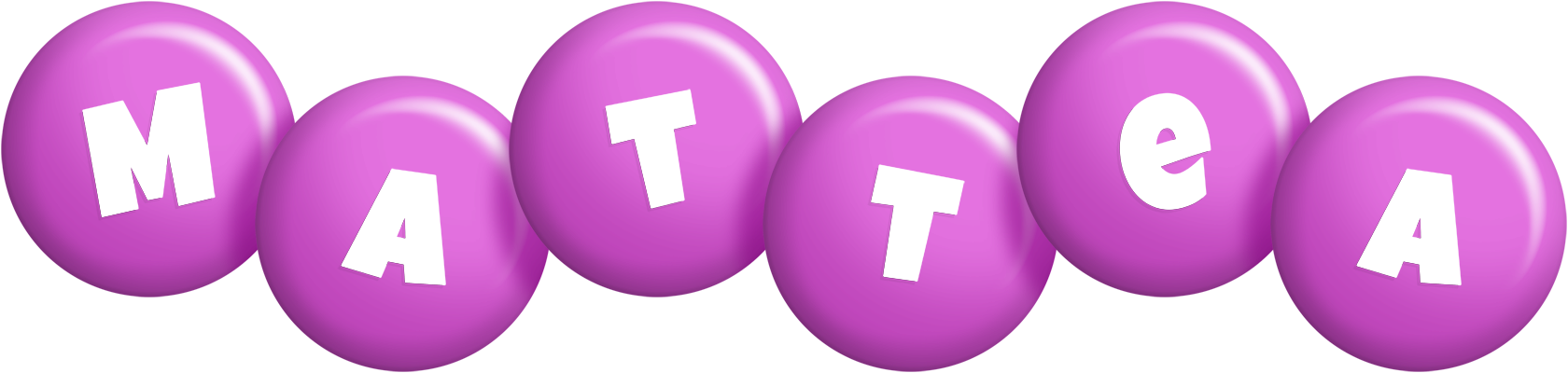 Mattea candy-purple logo