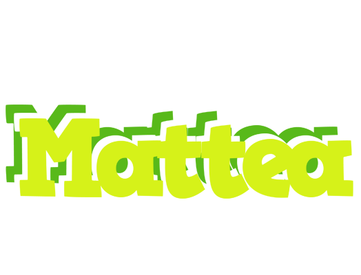 Mattea citrus logo