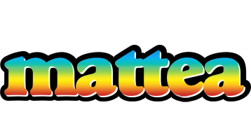 Mattea color logo