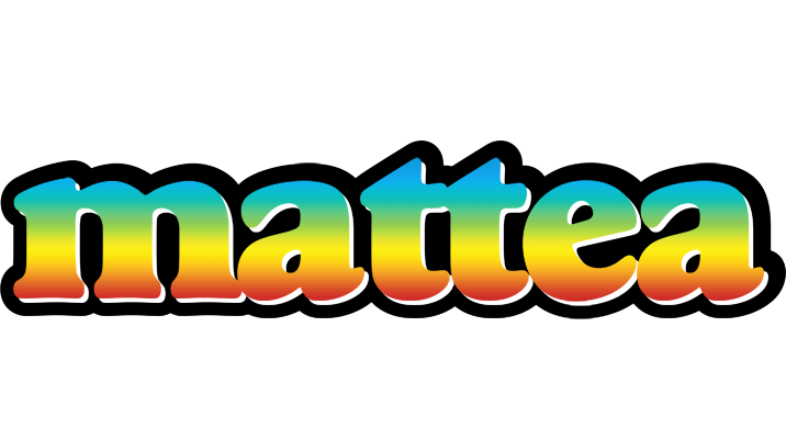 Mattea color logo