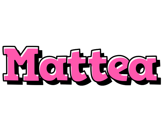 Mattea girlish logo