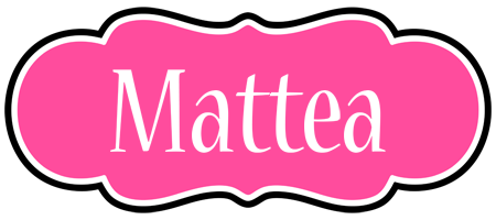 Mattea invitation logo