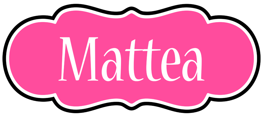 Mattea invitation logo