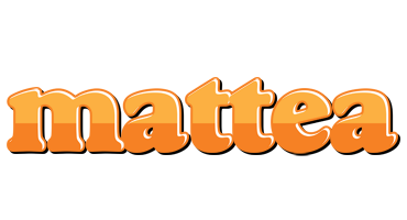 Mattea orange logo
