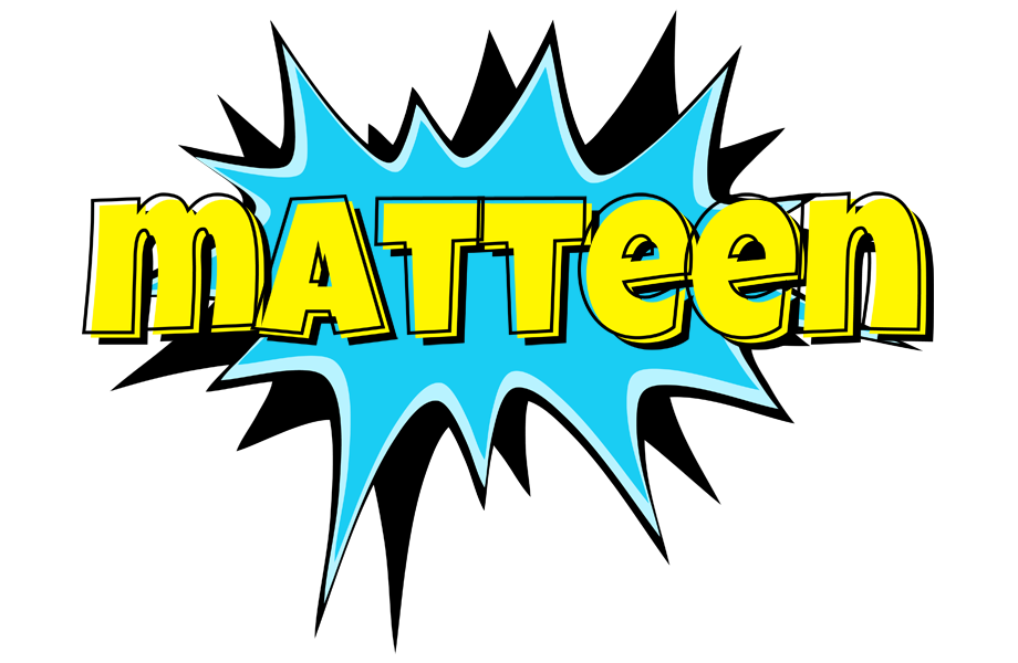 Matteen amazing logo