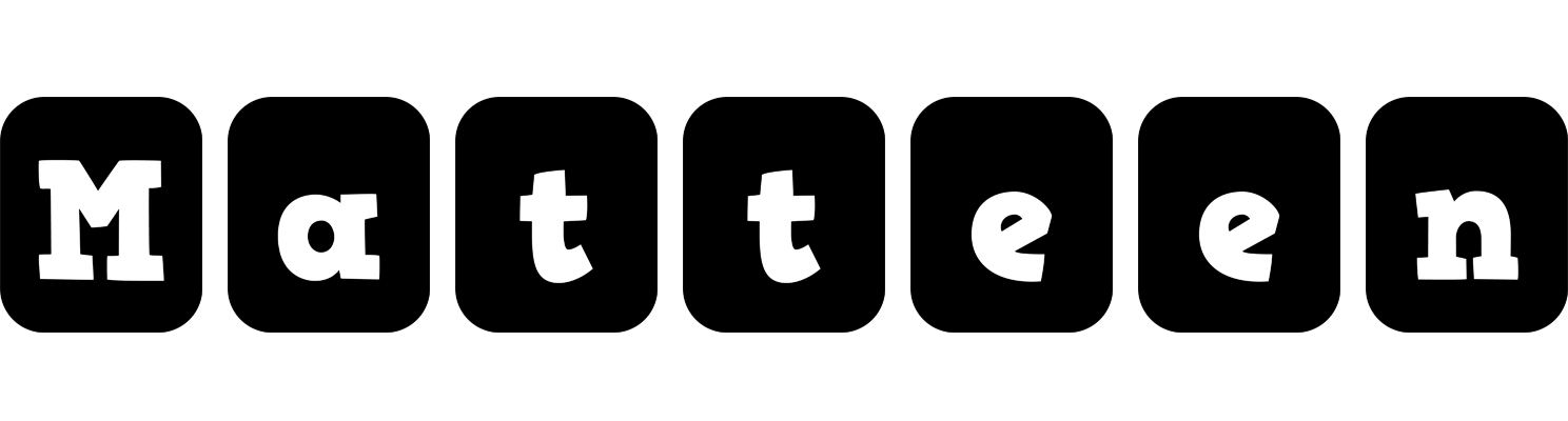 Matteen box logo