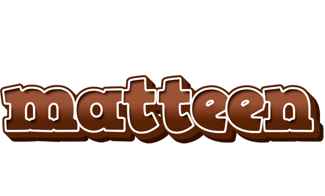 Matteen brownie logo
