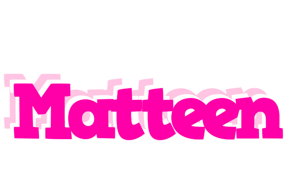 Matteen dancing logo