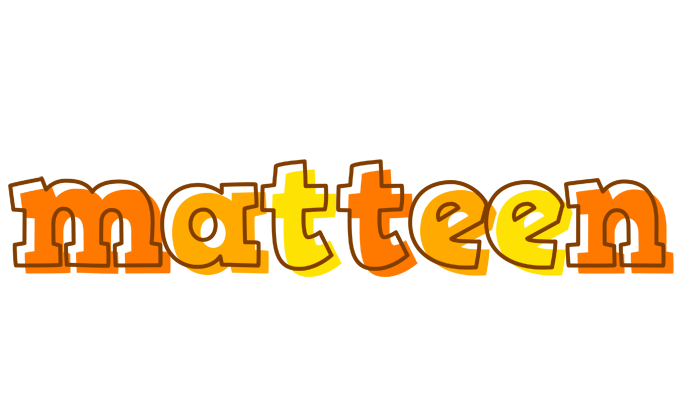 Matteen desert logo
