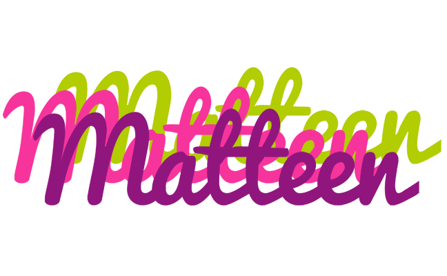 Matteen flowers logo