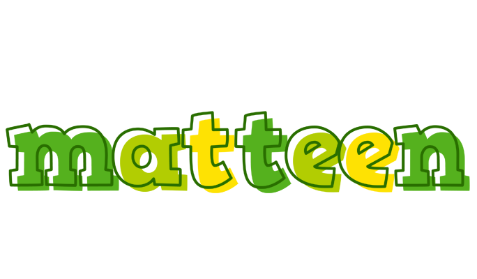 Matteen juice logo