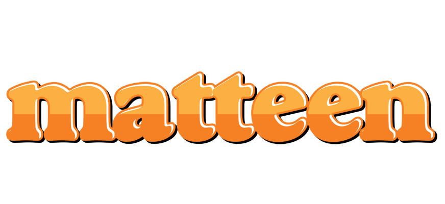 Matteen orange logo