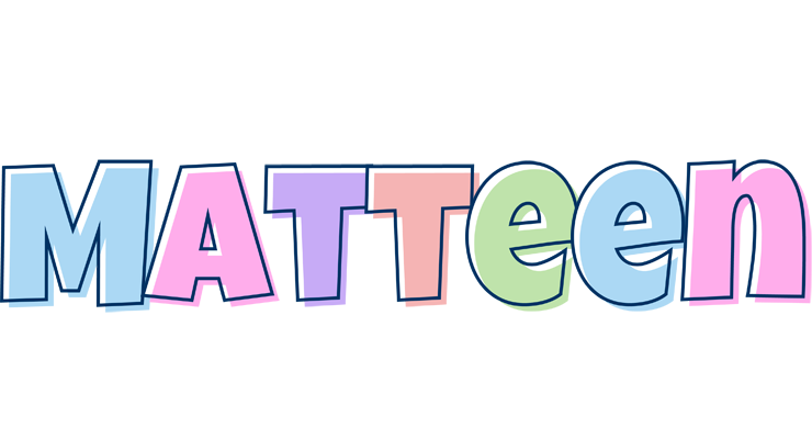 Matteen pastel logo
