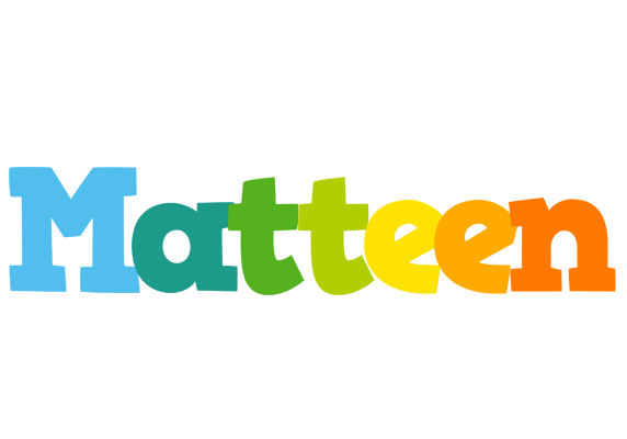 Matteen rainbows logo