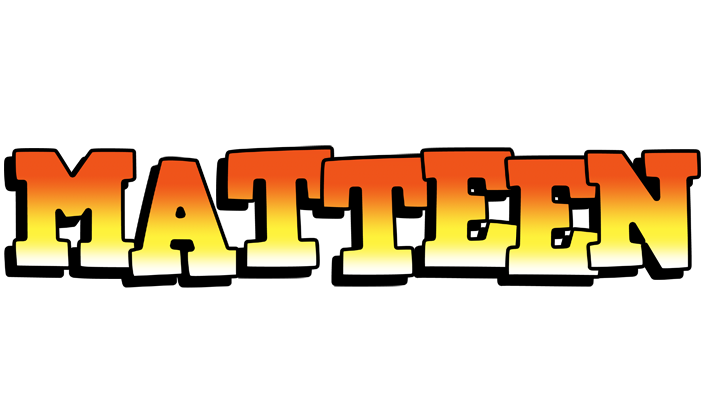 Matteen sunset logo