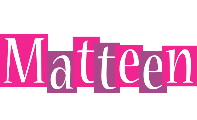 Matteen whine logo