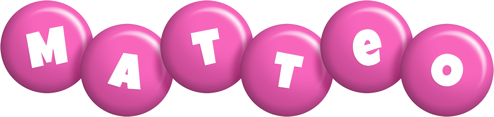 Matteo candy-pink logo