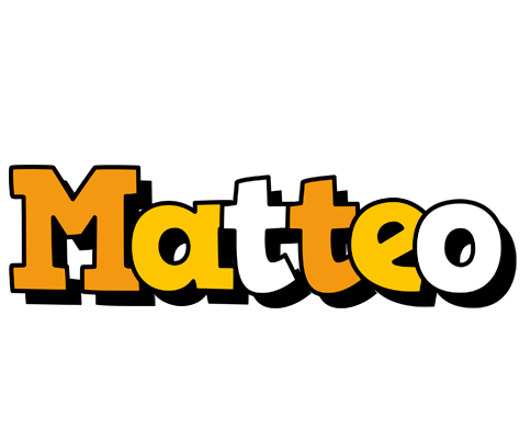 Matteo cartoon logo