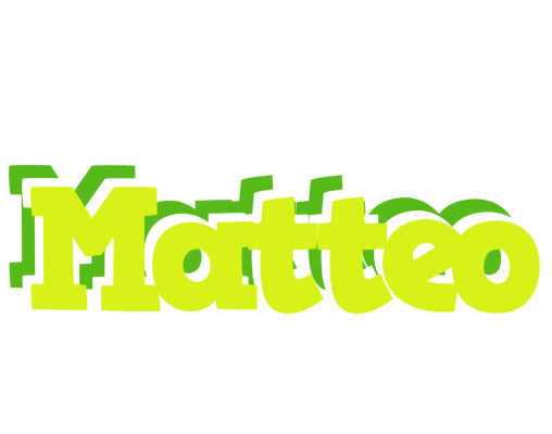 Matteo citrus logo