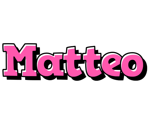 Matteo girlish logo