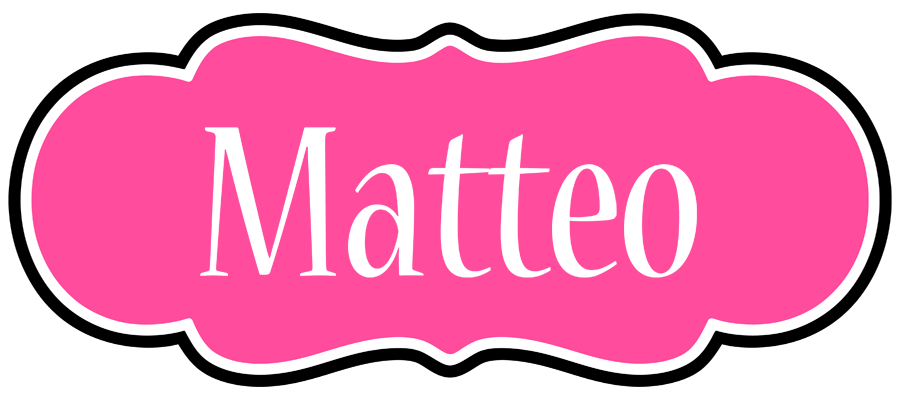 Matteo invitation logo