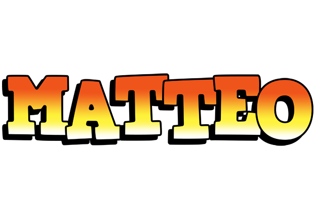 Matteo sunset logo