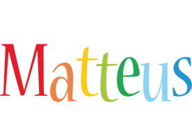 Matteus birthday logo