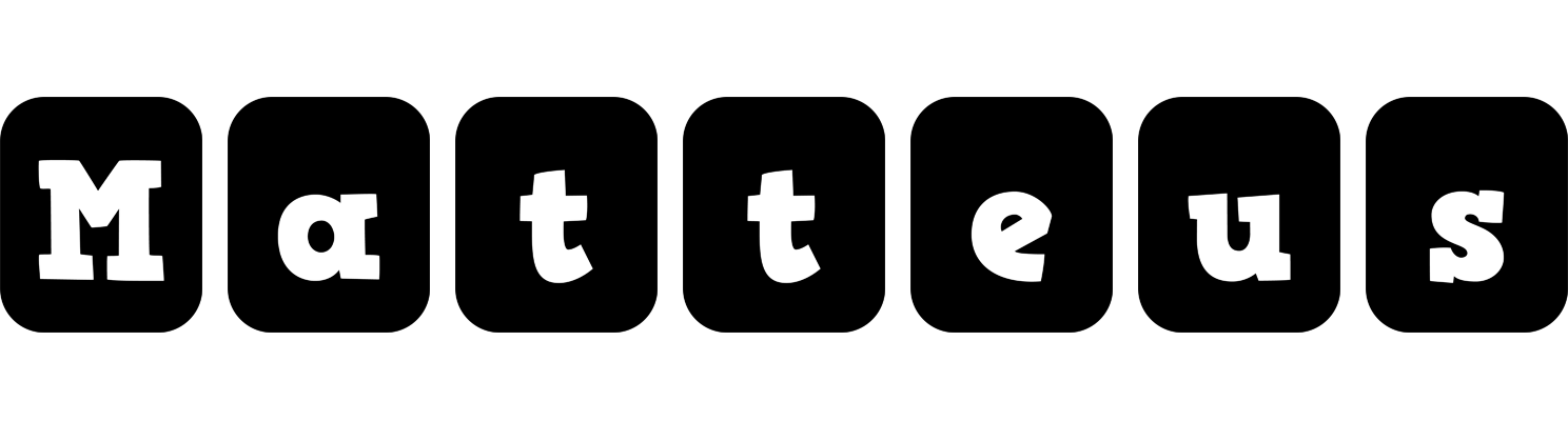 Matteus box logo