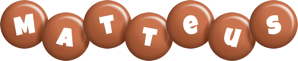 Matteus candy-brown logo