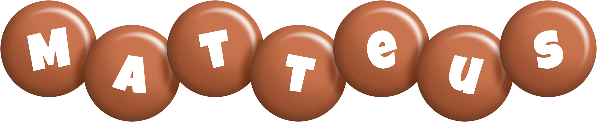 Matteus candy-brown logo