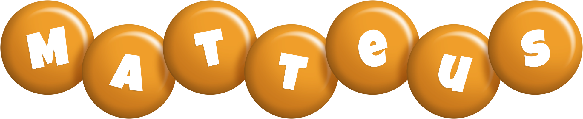 Matteus candy-orange logo