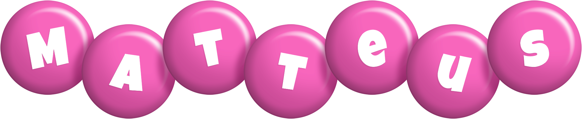 Matteus candy-pink logo