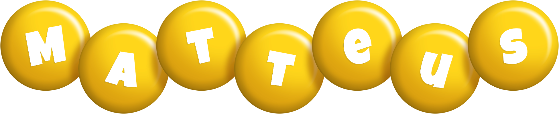 Matteus candy-yellow logo