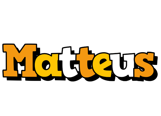 Matteus cartoon logo