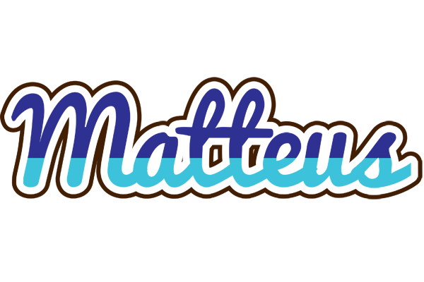 Matteus raining logo