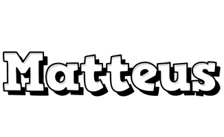 Matteus snowing logo