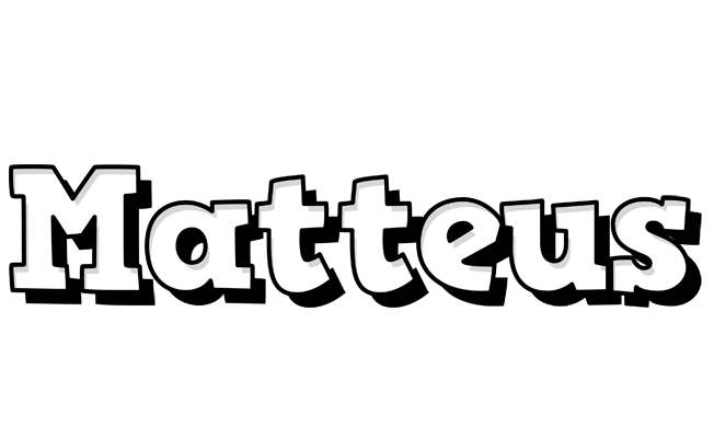 Matteus snowing logo