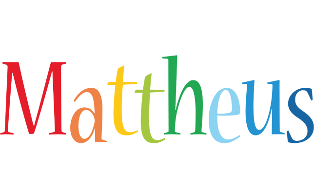 Mattheus birthday logo