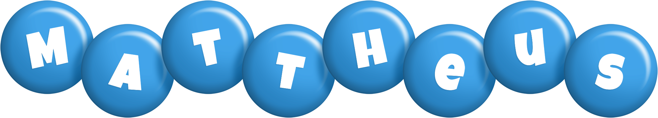 Mattheus candy-blue logo