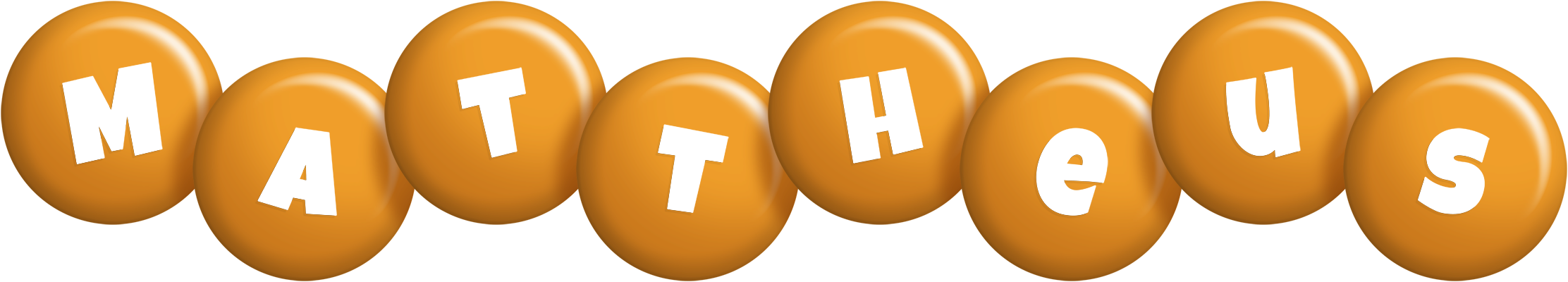 Mattheus candy-orange logo