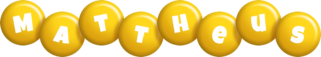 Mattheus candy-yellow logo