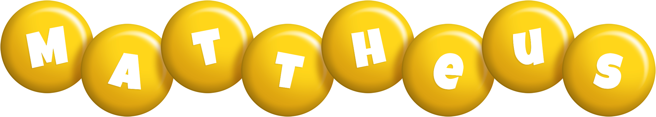 Mattheus candy-yellow logo