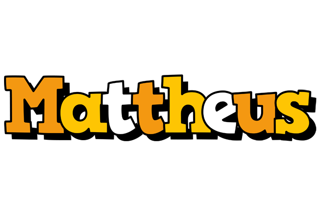 Mattheus cartoon logo