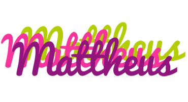 Mattheus flowers logo