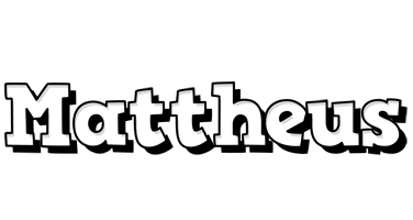 Mattheus snowing logo