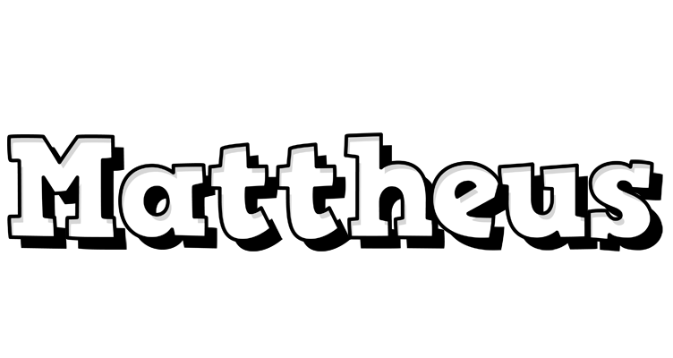 Mattheus snowing logo
