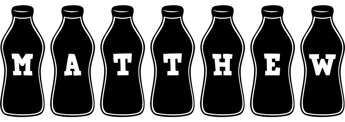 Matthew bottle logo
