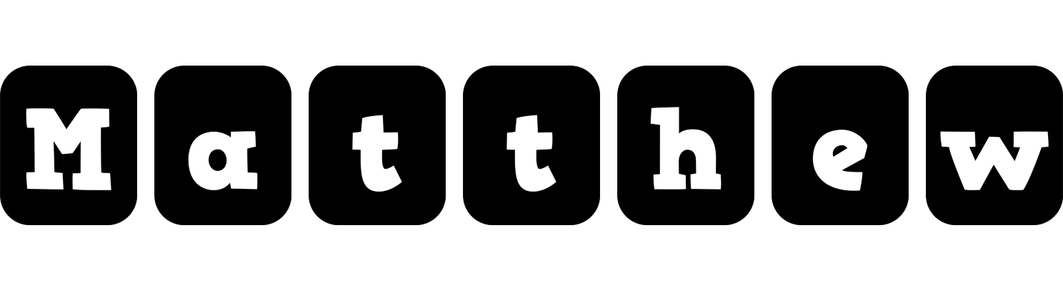 Matthew box logo