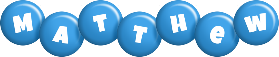 Matthew candy-blue logo